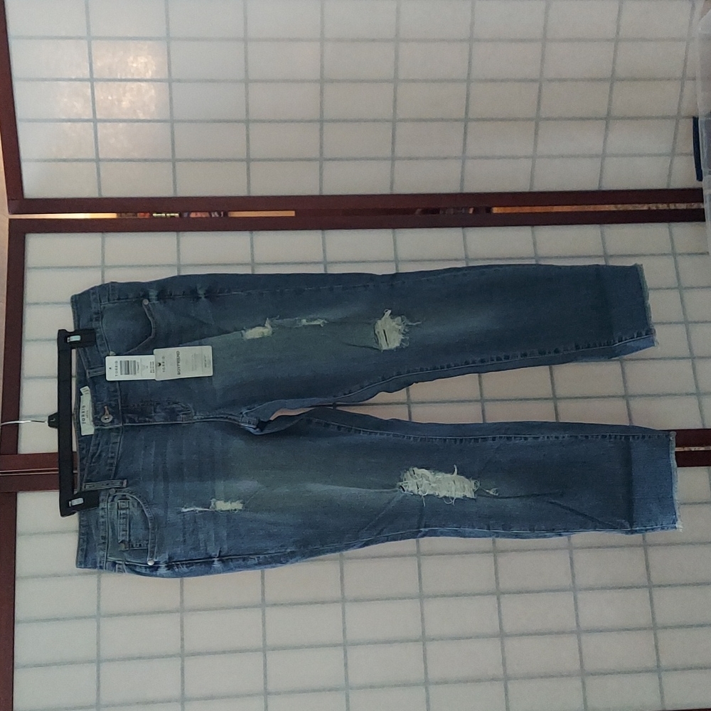 Torrid Boyfriend ripped jeans